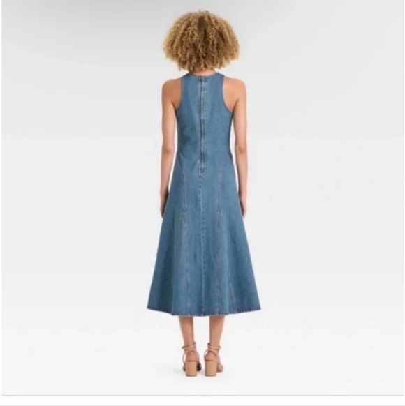 Future Collective midi denim dress - Picture 3 of 3
